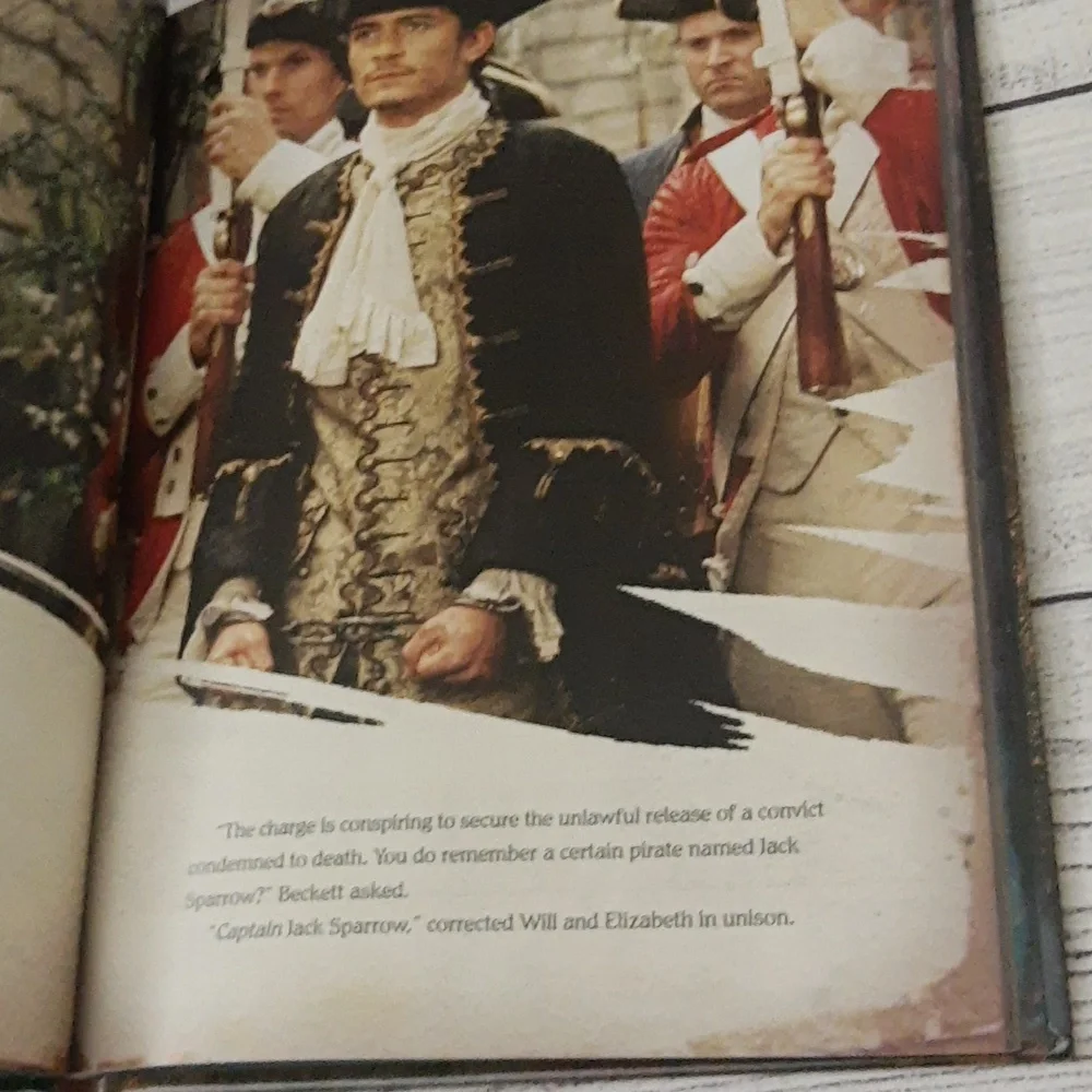 Disney Pirates of the Caribbean Dead Man's Chest Movie Storybook Hardcover Book